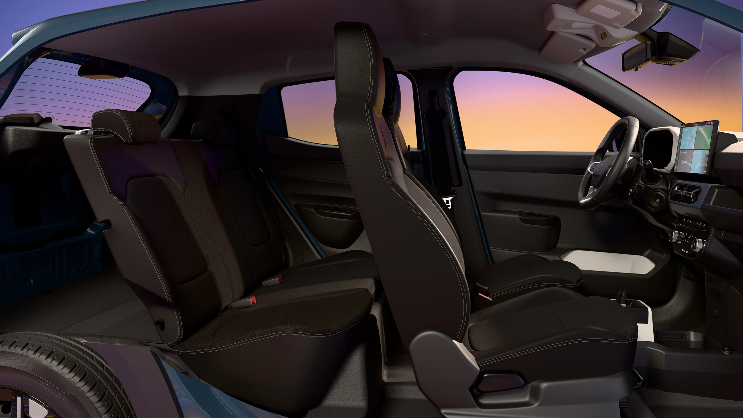 diseño Interior de KWID E-TECH